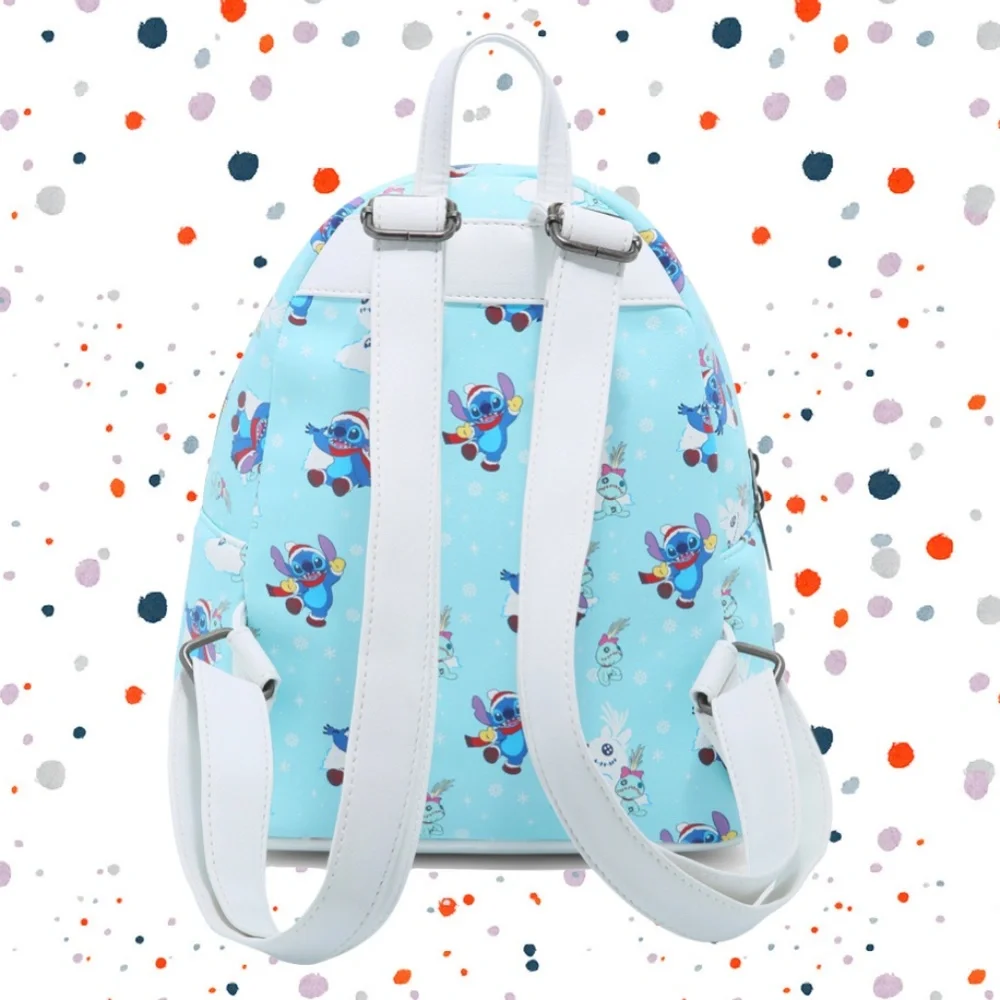 Loungefly Disney Lilo‎ and Stitch Snow Day Mini Backpack and Wallet
